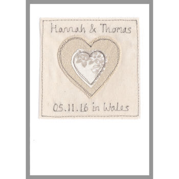 Personalised Hearts Engagement Card, 9 of 12