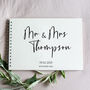 Personalised Modern Wedding Guest Book, thumbnail 2 of 4