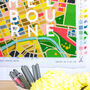 Melbourne City Map Tapestry Kit, thumbnail 3 of 5