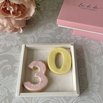 Milestone Personalised Letterbox Vanilla Cookie, 9 of 12