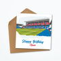 Crystal Palace Personalised Birthday Card, Selhurst Park Stadium, thumbnail 2 of 6