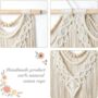 Set Of Three Macrame Wall Hanging Large Woven Tapestry, thumbnail 3 of 8