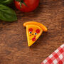 Artisan Glass Pizza Slice With Face In Gift Box | Collectable | Home Decor, thumbnail 1 of 4