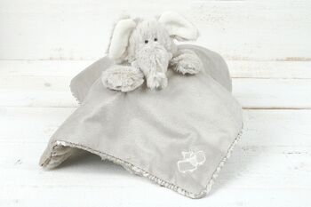 Elephant Finger Puppet Soother, Personalised, 2 of 6
