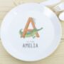 Personalised Animal Alphabet Melamine Plate, thumbnail 5 of 6