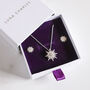 Starburst Wedding Gift Set | Earrings And Necklace, thumbnail 6 of 8