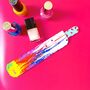 Personalised Initial Nail File Holder Paint Splat, thumbnail 1 of 4