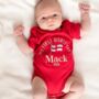 My First World Cup Personalised Embroidered Football Babygro, thumbnail 1 of 5