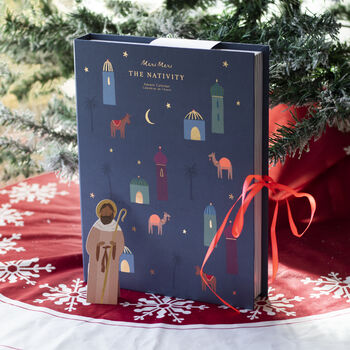 Personalised Nativity Paper Craft Advent Calendar, 9 of 9