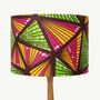 African Wax Print Geometric Lamp Shades, thumbnail 3 of 12