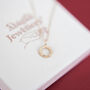 9ct Gold Birthstone Circle Necklace, thumbnail 2 of 5