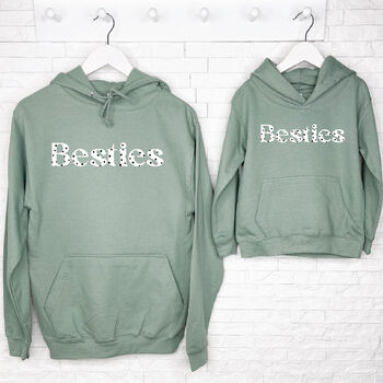 Mum And Child Polkadot Matching Hoodies, 4 of 4