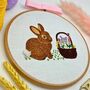 Easter Bunny Embroidery Kit, thumbnail 3 of 10