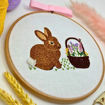 Easter Bunny Embroidery Kit, 3 of 10