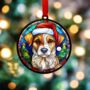 Jack Russell In Santa Hat Suncatcher Decoration, thumbnail 3 of 6