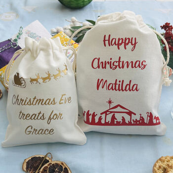 Personalised Christmas Nativity Gift Bags, 2 of 3