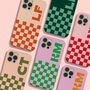 Personalised Checkerboard Initial Phone Case, thumbnail 12 of 12