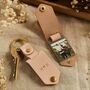 Personalised Metal Photo Keyring With Pink Leather Case, thumbnail 4 of 10