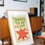Dilly Dally Star Art Print, thumbnail 4 of 4