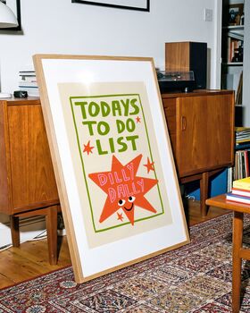 Dilly Dally Star Art Print, 4 of 4