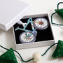 Personalised Bike Christmas Bauble Decoration, thumbnail 3 of 7