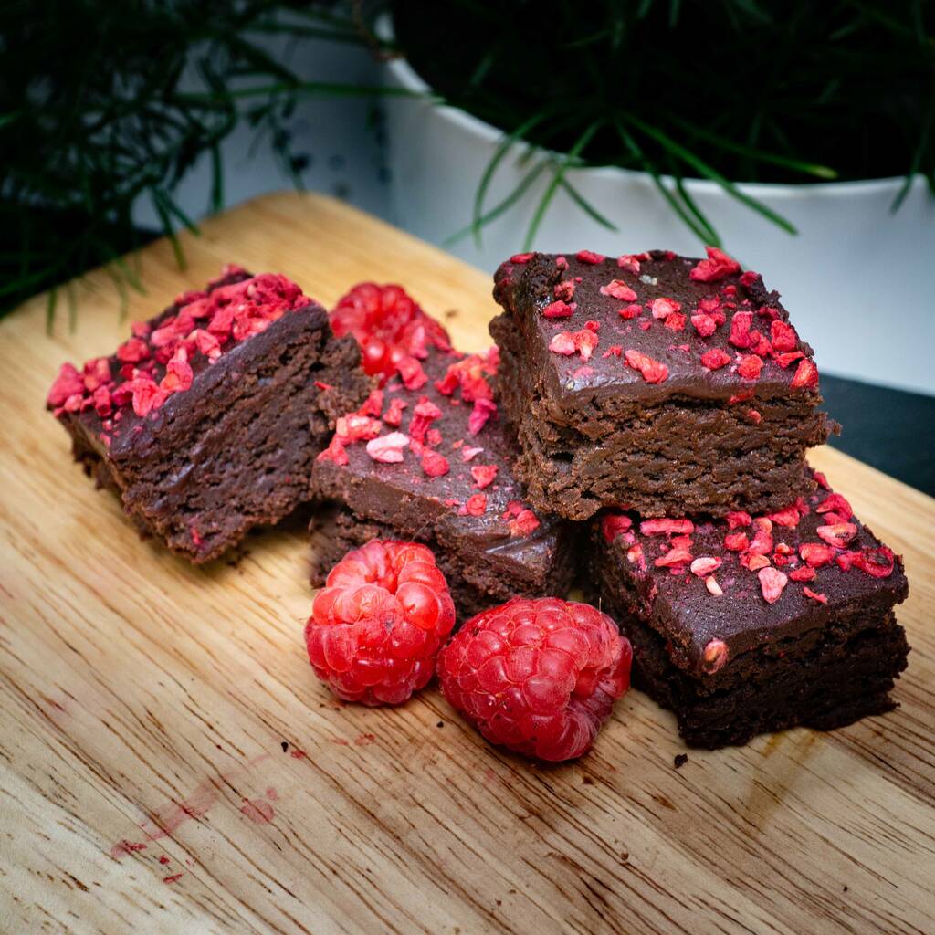 vegan gluten free 12 bite brownie box by bad brownie