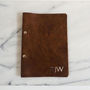 Personalised Refillable Leather Bound Notebook, thumbnail 3 of 7