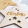 Personalised Star Tree Decoration, thumbnail 3 of 5