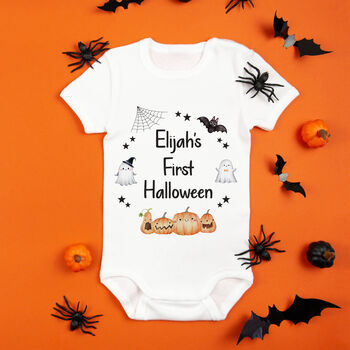 Personalised First Halloween Babygrow, 2 of 5