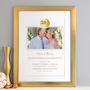 Personalised Golden Wedding Anniversary Photo Art, thumbnail 1 of 9