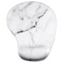 White Marble Mouse Mat Wrist Rest, thumbnail 2 of 8