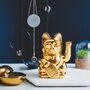 Gold Waving Lucky Cat, thumbnail 1 of 3