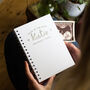 Personalised Pregnancy Diary Foil Notebook, thumbnail 2 of 8
