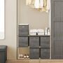 Set Of Six Foldable Fabric Storage Cubes, thumbnail 3 of 10