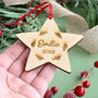 Personalised Star Christmas Tree Decoration, thumbnail 2 of 2