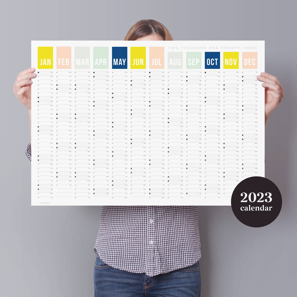 Sale Price 2023 Colour Year Planner, 1 of 3