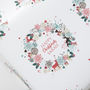 Personalised Wreath Christmas Wrapping Paper, thumbnail 2 of 3