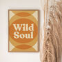 'Wild Soul' Typographic Print, thumbnail 1 of 5