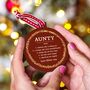 Personalised Definition Of Aunty Christmas Bauble, thumbnail 1 of 2