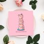 Cute Pig Stack Greetings Card, thumbnail 7 of 9