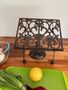 Brown Cast Iron Cook Book Holder Kitchen Recipe Stand, thumbnail 1 of 6