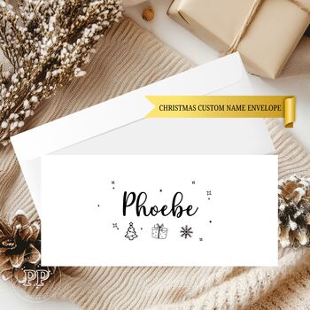 Personalised Christmas Scratch Reveal Ticket, Surprise Scratch Off Voucher, 3 of 6