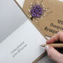 Deepest Sympathy Card, Bereavement Card, Floral Bouquet, thumbnail 4 of 5