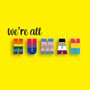 'We're All Human' Vinyl Sticker, thumbnail 3 of 4