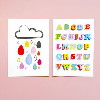 Rainbow Rain Print, 5 of 6