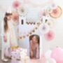 Princess Crowns And Pom Pom Tulle Banner Set, thumbnail 3 of 5