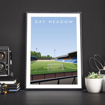 Shrewsbury Town Gay Meadow Poster, 4 of 8