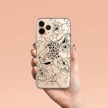 Leopard Floral Phone Case For iPhone, 5 of 11