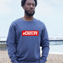 #Dadlife Retro Skater Inspired Men's Sweatshirt, thumbnail 1 of 6