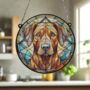 Rhodesian Ridgeback Stained Glass Effect Suncatcher, thumbnail 4 of 6